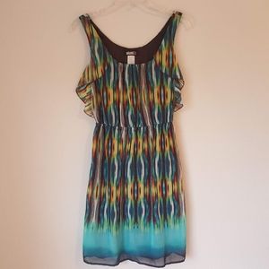 Cute summer Dress, multi colored, size S
